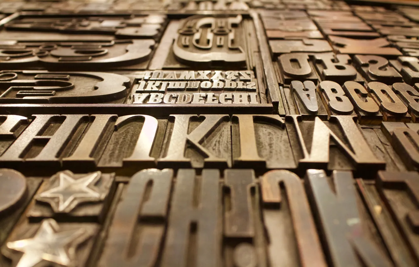 Photo wallpaper gold, words, bokeh, letters, Typography