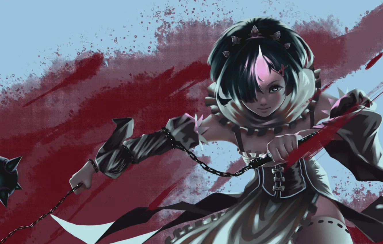 Photo wallpaper weapons, re zero kara hajime chip isek or seikatsu, REM, Re Life in the alternative …