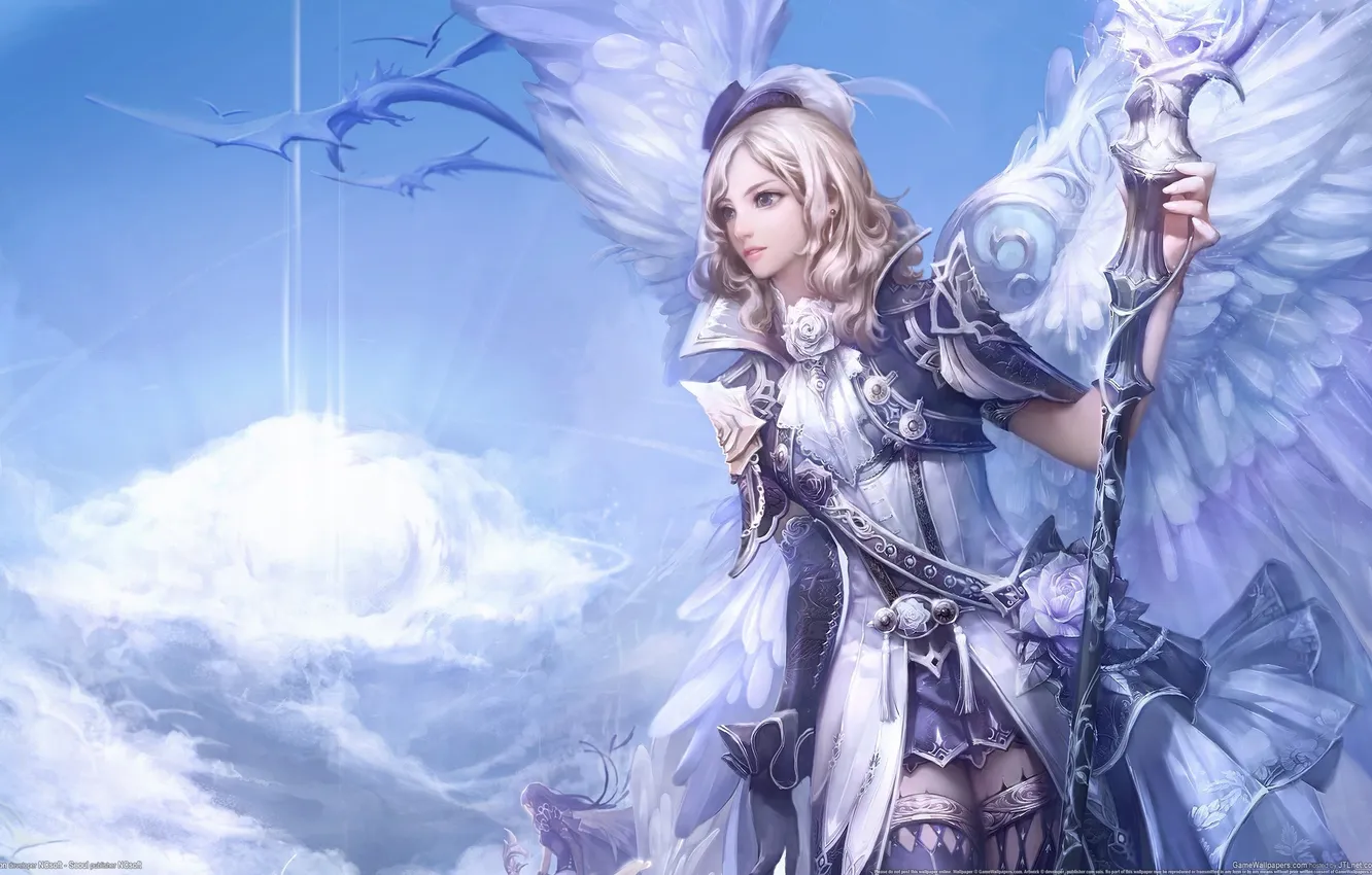 Photo wallpaper Aion, girls, games