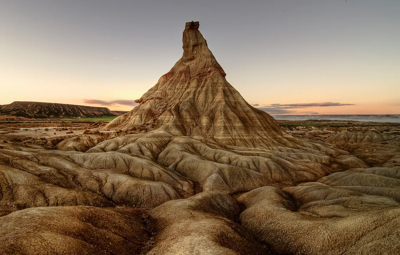 Photo wallpaper mountains, rocks, valley