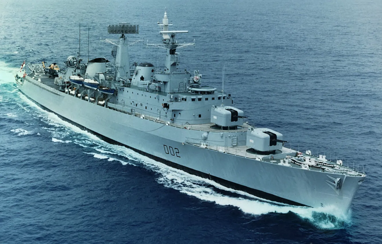 Photo wallpaper destroyer, UK, The Royal Navy, D 02, HMS Devonshire