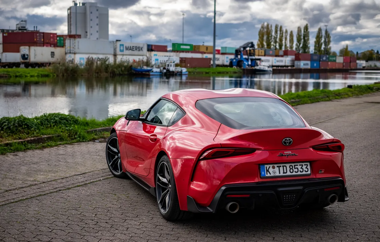 Toyota Supra a90 Red