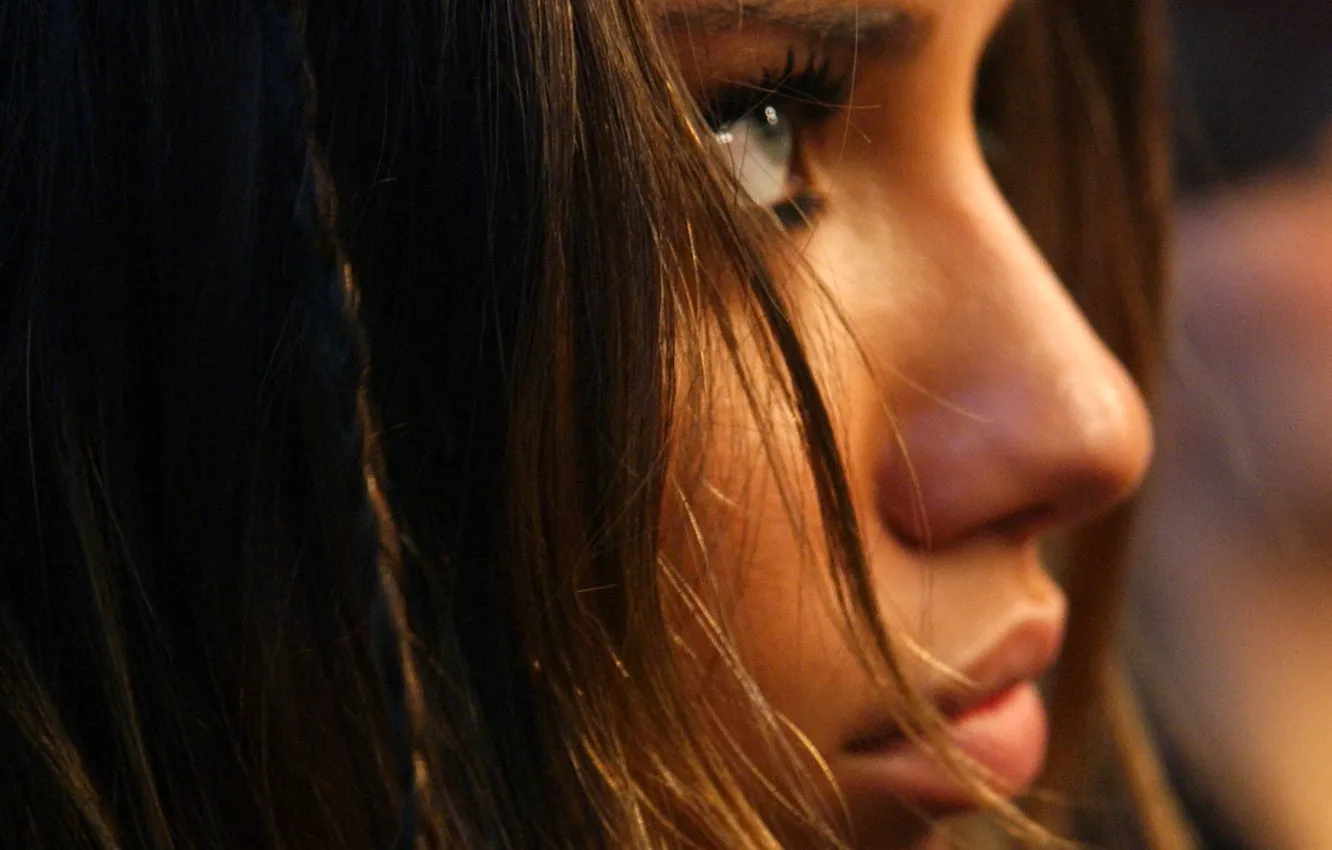 Photo wallpaper girl, close-up, face, model, Adriana Lima, Adriana Lima