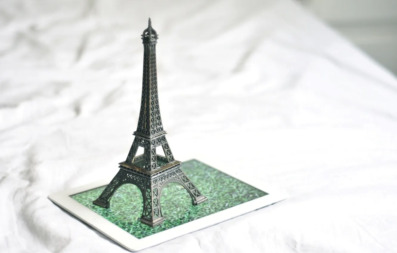 Photo wallpaper figurine, Eiffel tower, stand, La tour Eiffel