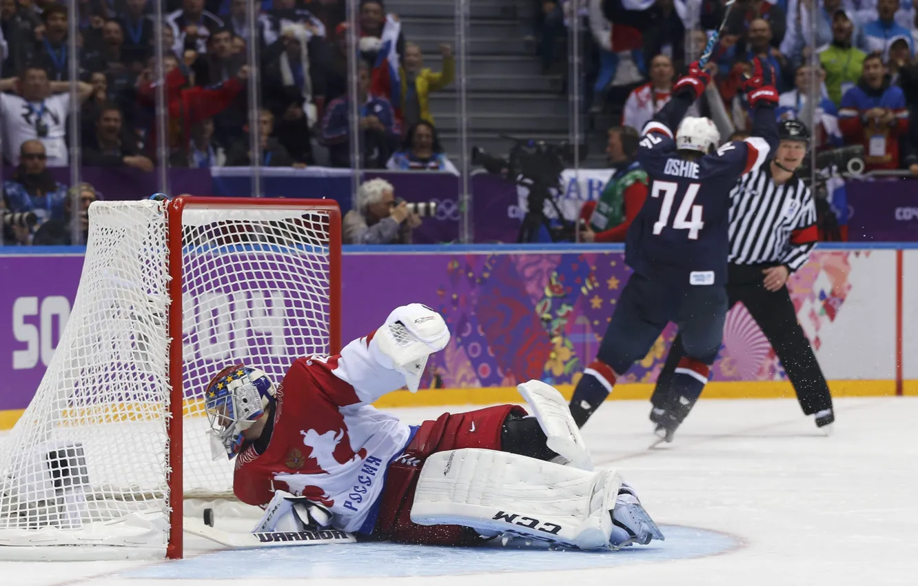 Photo wallpaper Sport, Russia, Russia, Sport, Hockey, The XXII Olympic winter games, 2014 winter Olympics, 2014 Winter …