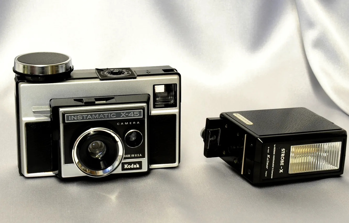 Photo wallpaper background, camera, American, shutter, aperture, electric eye, CdS meter, Kodak Instamatic X-45