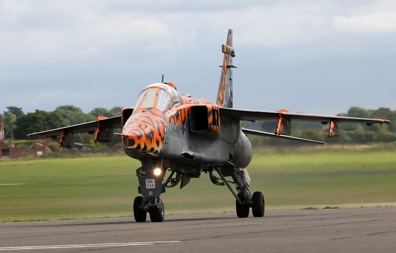 Photo wallpaper Jaguar, Fighter-bomber, RAF, Sepecat Jaguar, Sepecat Jaguar GR3A