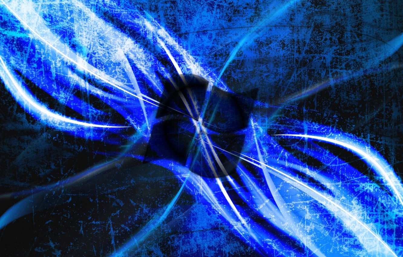 Wallpaper computer, rays, light, line, color, logo, emblem, windows ...