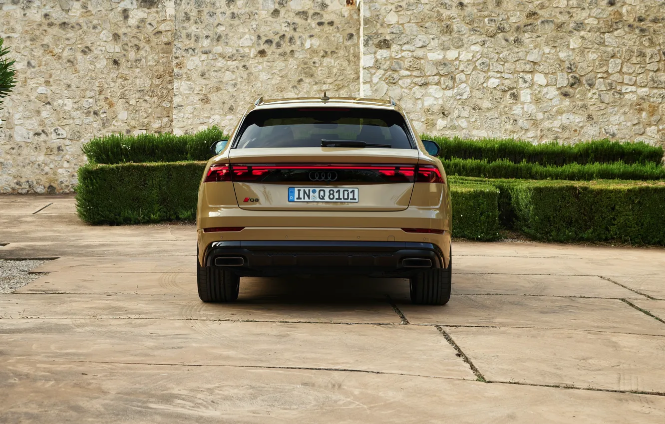 Wallpaper Audi, rear, Q8, Audi Q8 2024 images for desktop, section audi