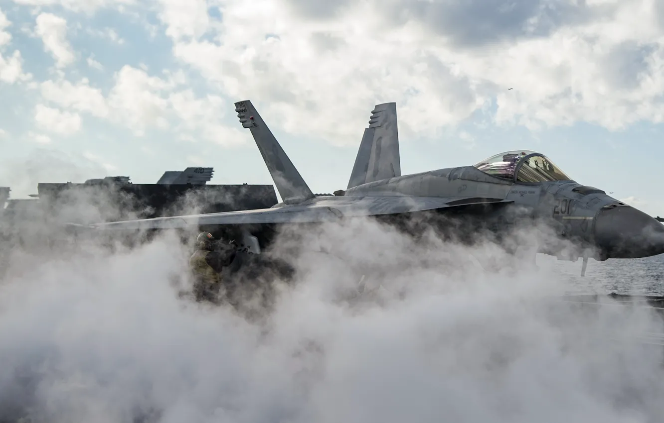 Photo wallpaper weapons, the plane, FA-18E Super Hornet