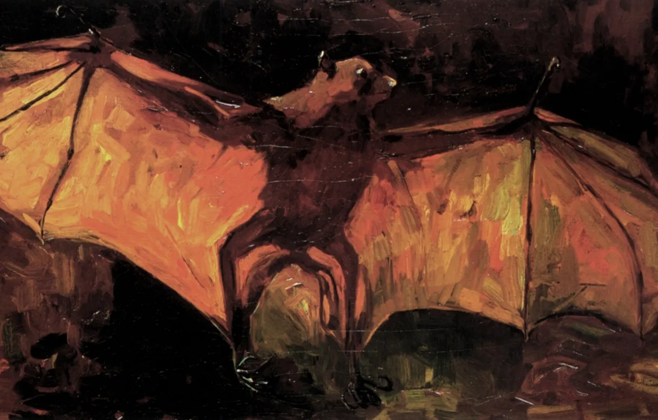 Photo wallpaper bat, Vincent van Gogh, Flying Fox