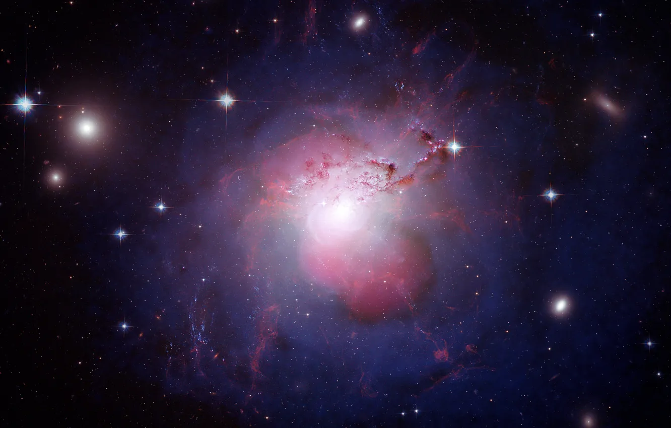 Photo wallpaper stars, Space, galaxy, galaxy NGC 1275