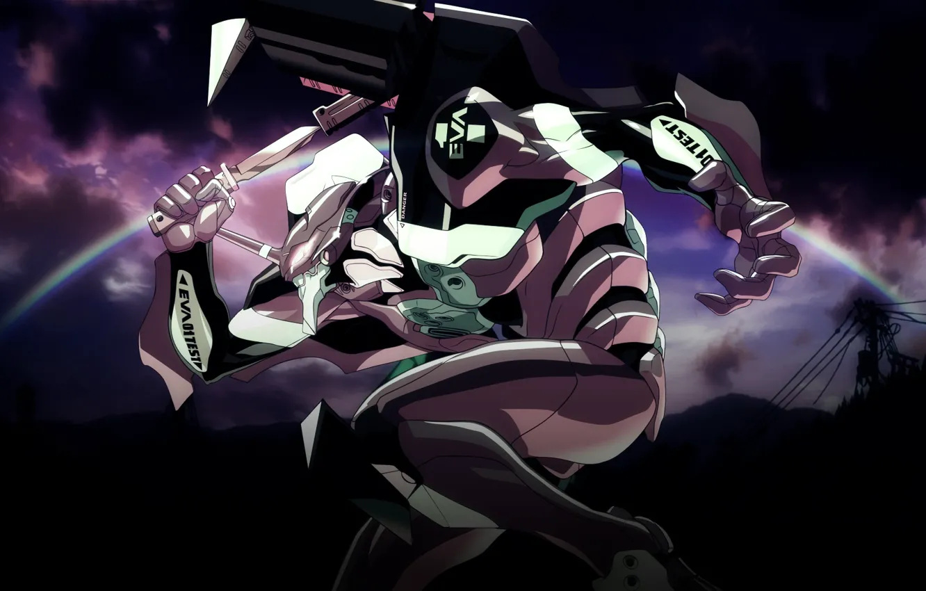 Photo wallpaper Neon Genesis Evangelion, anime, Eva-01