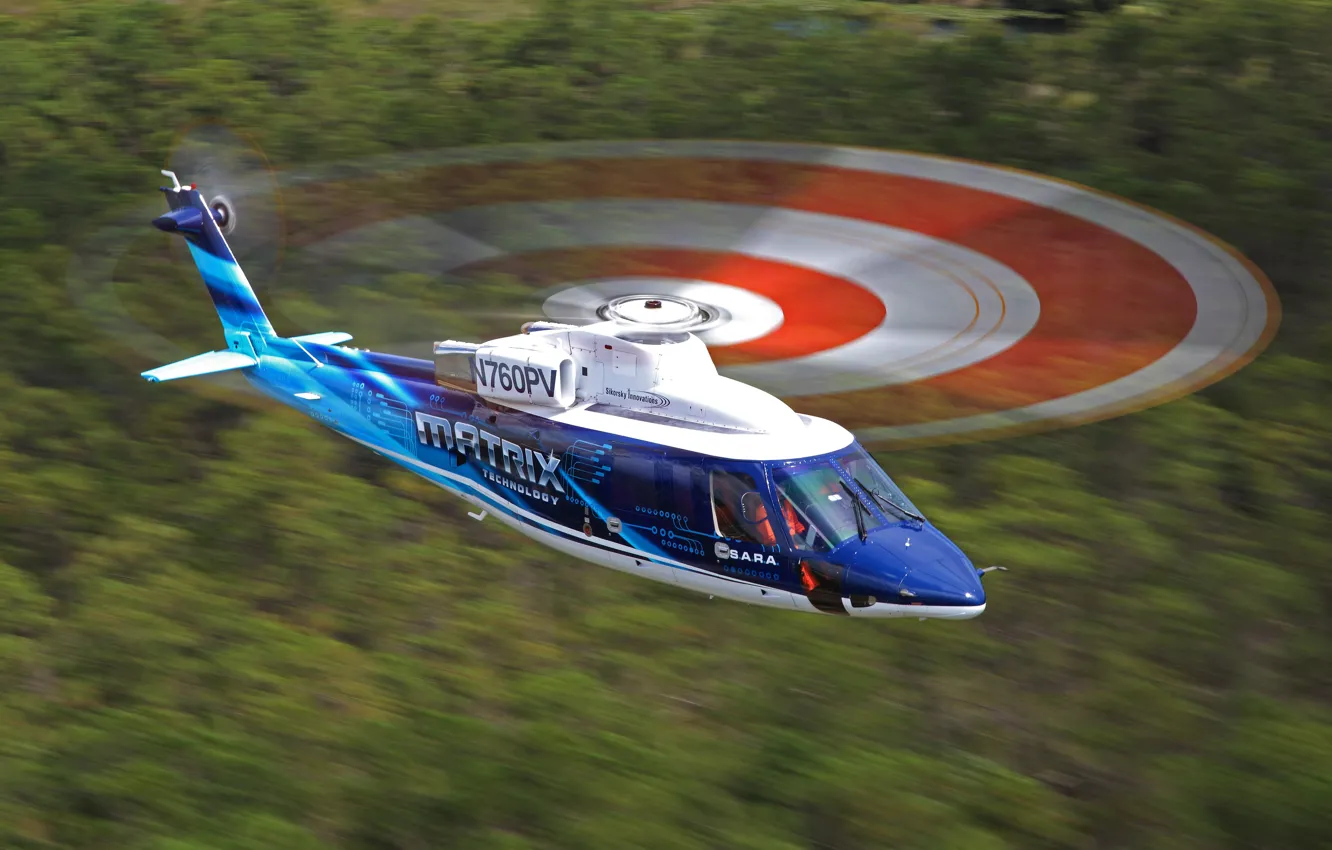Photo wallpaper flight, helicopter, Sikorsky, SARA, MATRIX