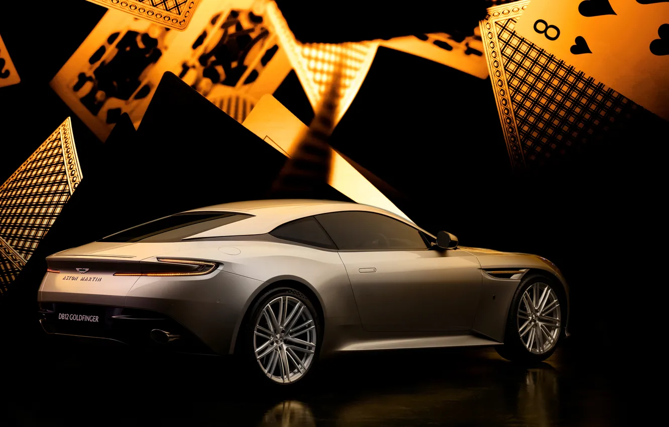 Photo wallpaper Aston Martin, James Bond, Twin Turbo, V8 Engine, celebrate, 2025, British Car, DB12