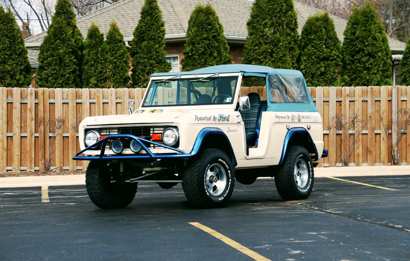 Photo wallpaper Ford, Classic, Old, Off Road, Bronco