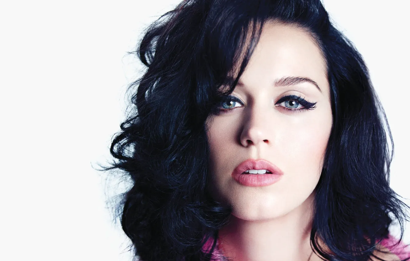 Photo wallpaper eyes, hair, brunette, lips, singer, singer, Katy Perry, Katy PErry