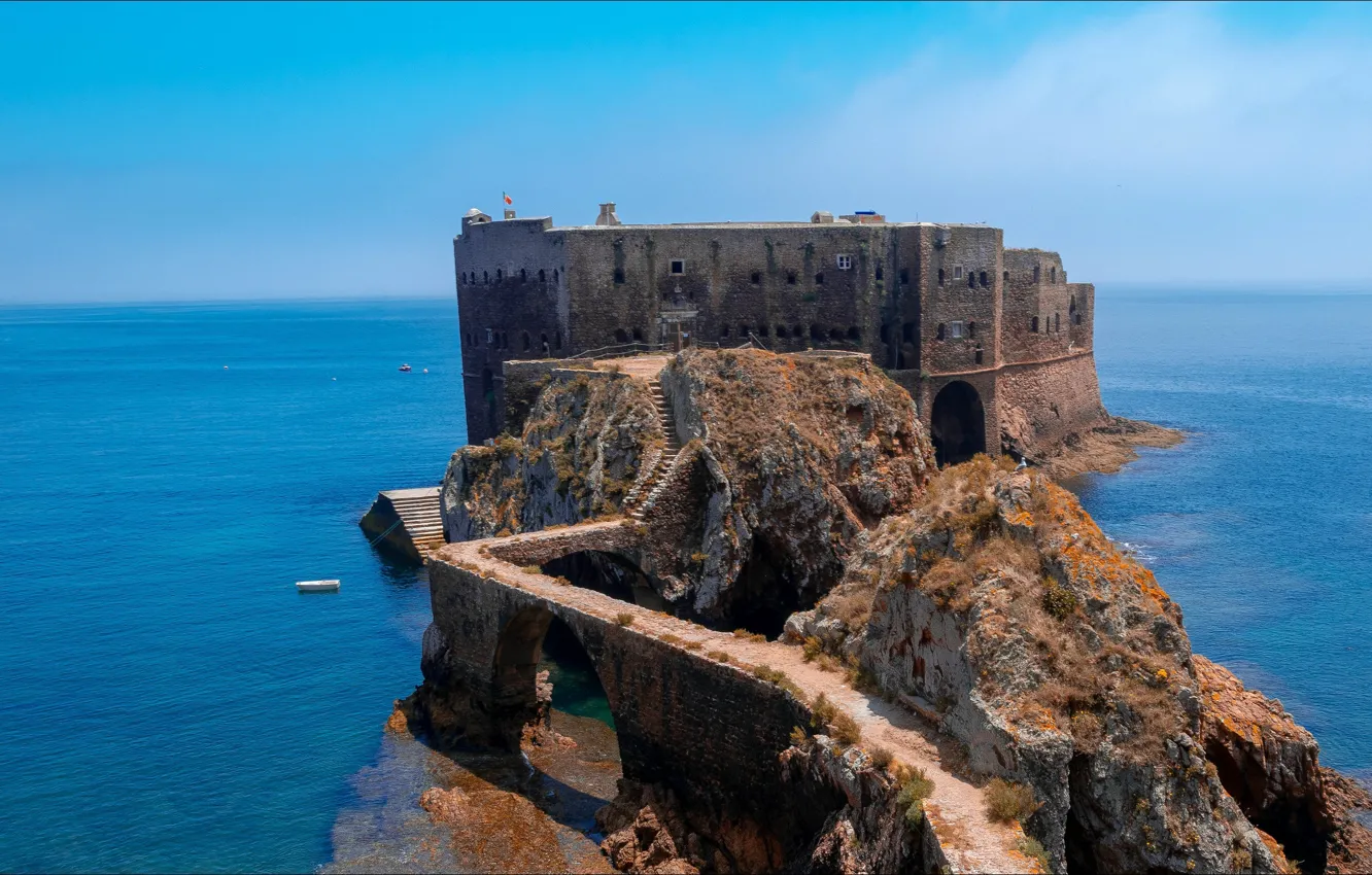 Photo wallpaper view, fortress, Portugal, view, fortress, Portugal