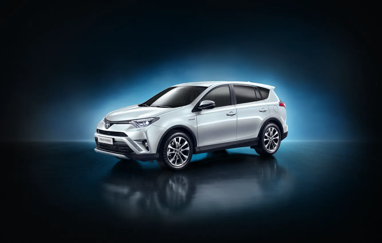 Photo wallpaper Toyota, Hybrid, hybrid, Toyota, RAV4, US-spec, 2015, RAV4