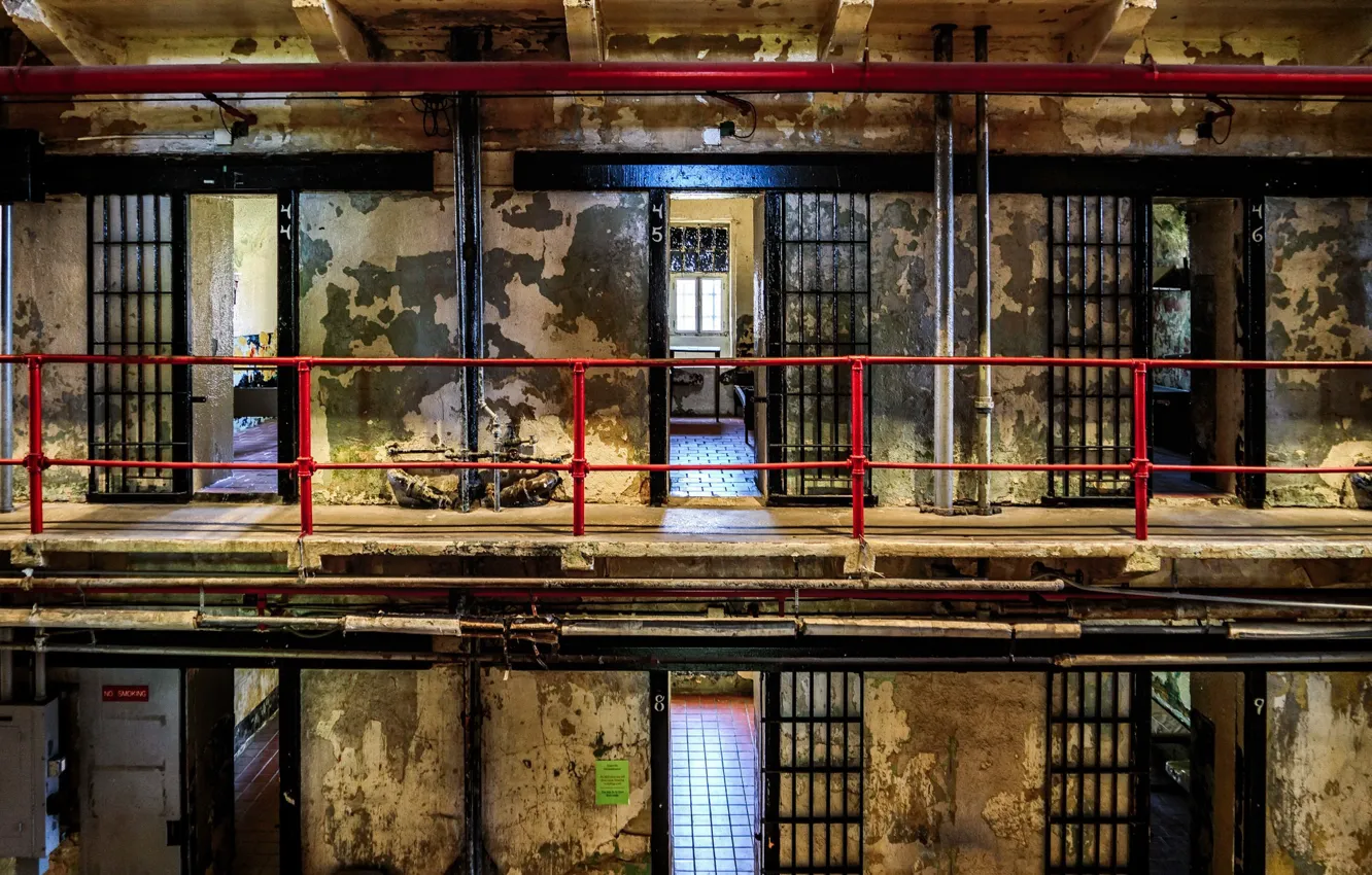 Photo wallpaper camera, the door, prison