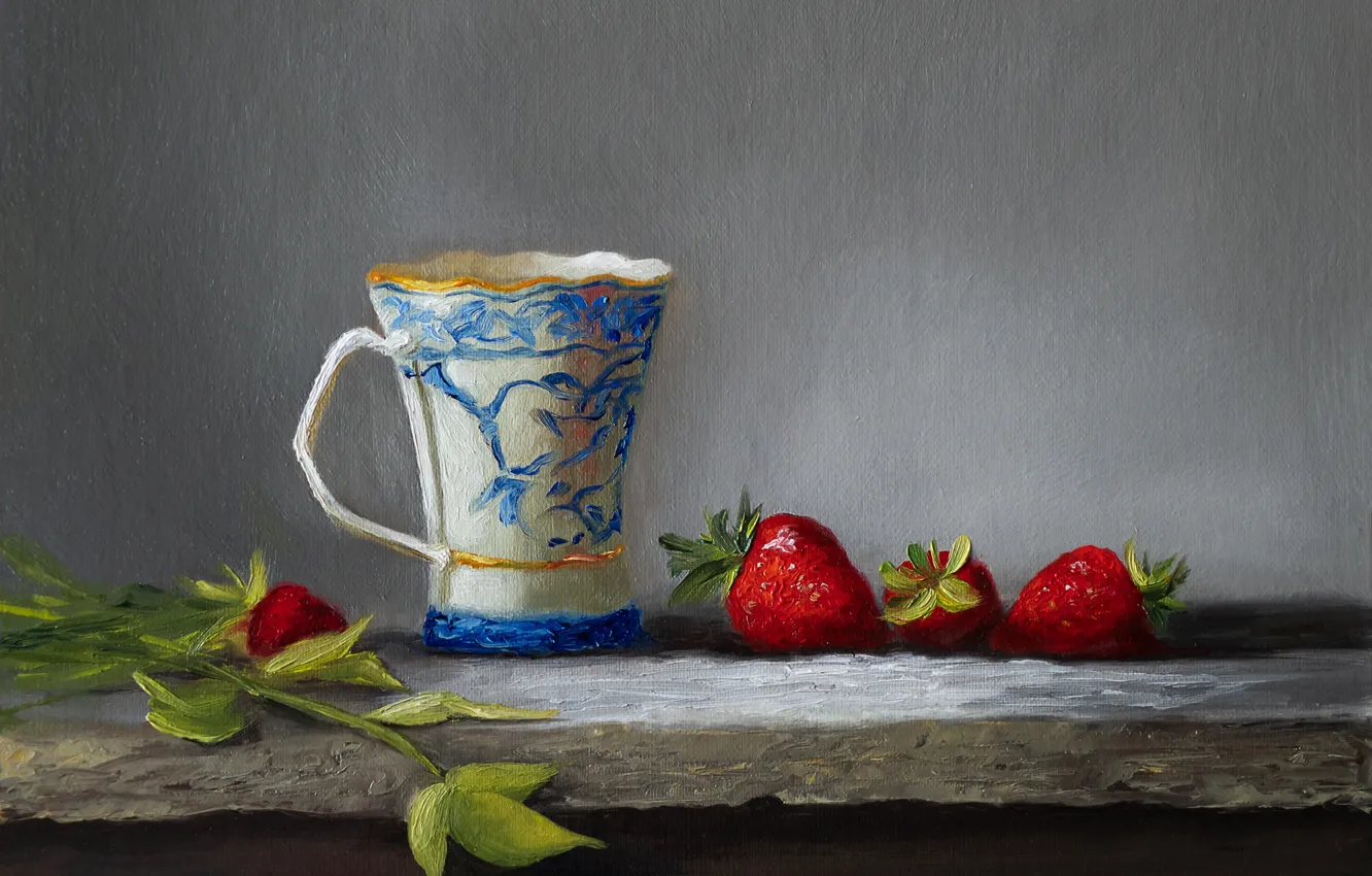 Photo wallpaper picture, still life, painting