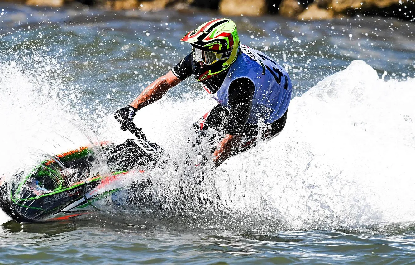 Photo wallpaper race, boat, speed