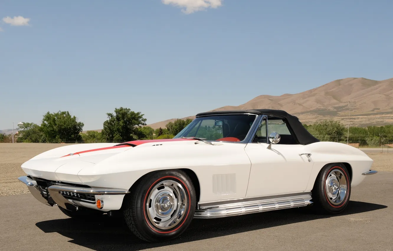 Photo wallpaper Corvette, 1967, Convertible, 427 L71