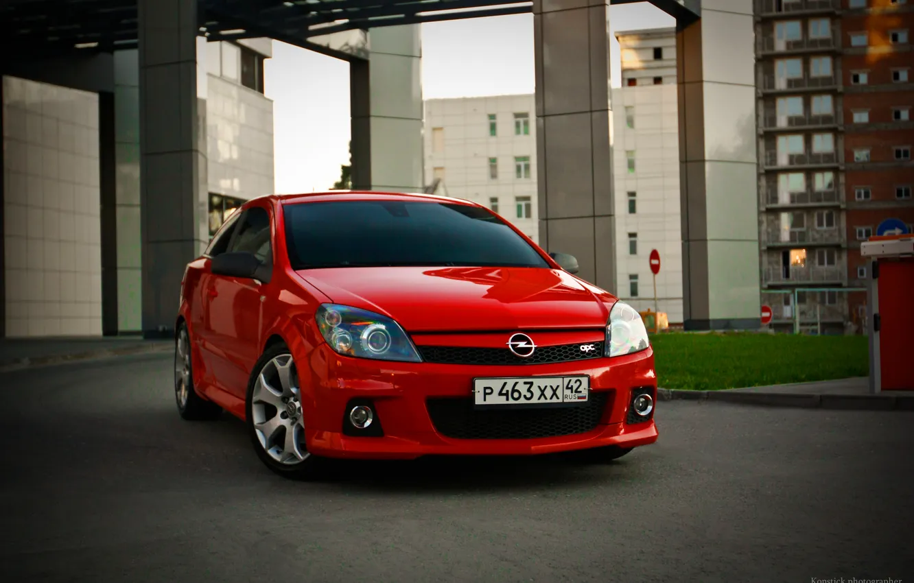 Photo wallpaper Opel, Astra, OPC