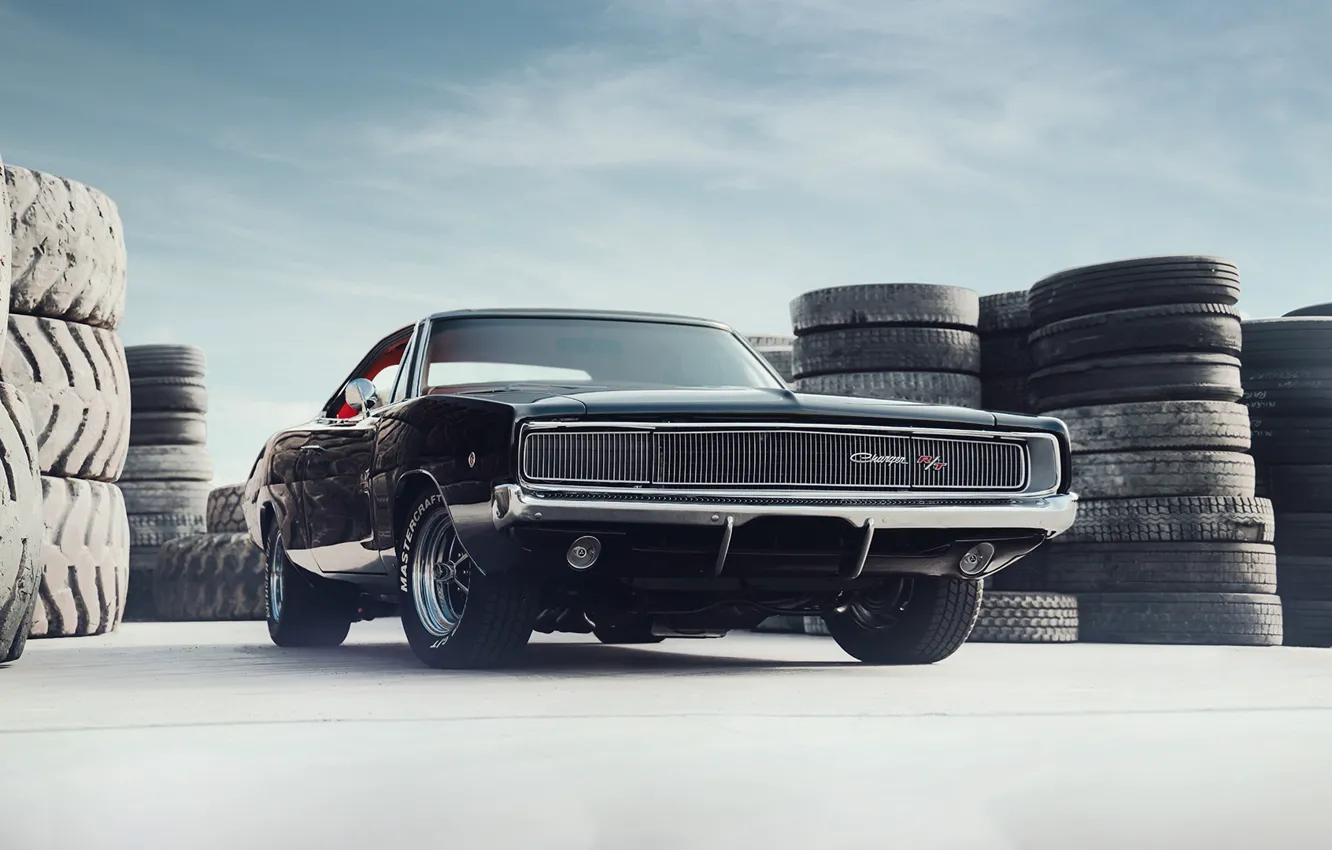 Photo wallpaper Muscle, Dodge, Coupe, Dodge Charger, Vehicle
