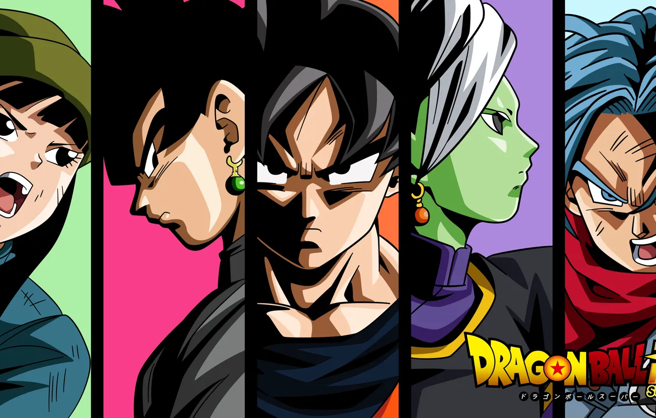Photo wallpaper Anime, Mai, Goku, Saga, Dragon Ball Super, Za masu, Black Goku, Future Trunks