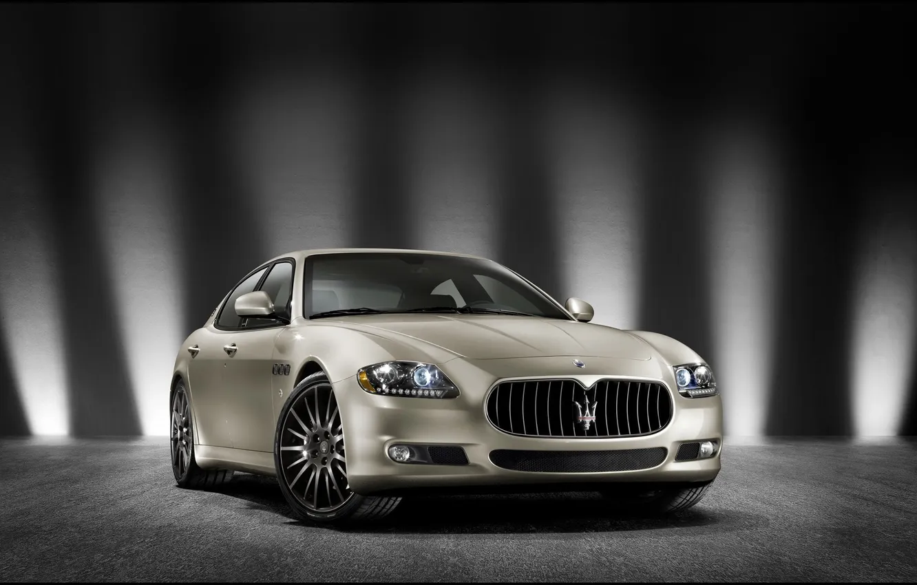 Photo wallpaper lights, Maserati, Maserati