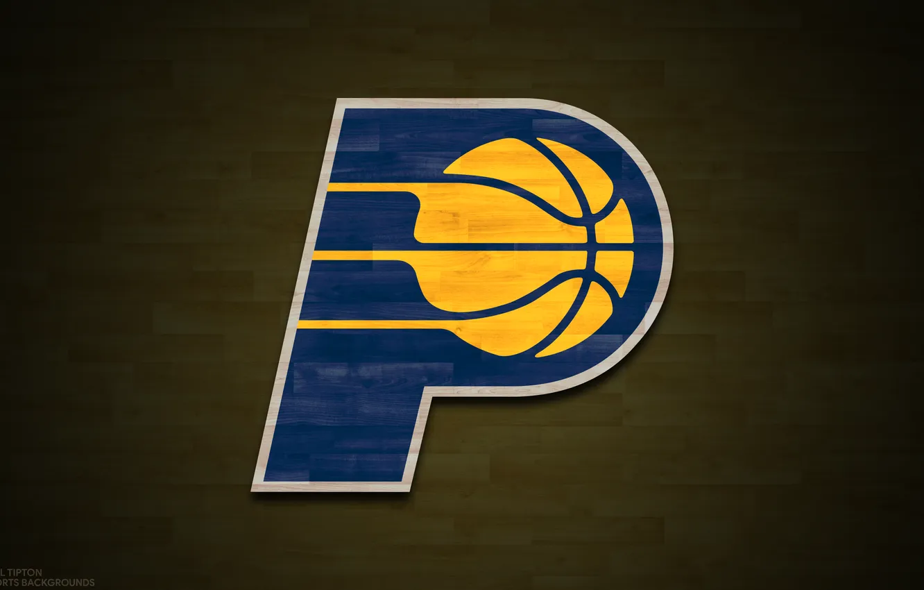 Photo wallpaper logo, basketball, NBA, Indiana Pacers, Pacers, Indiana