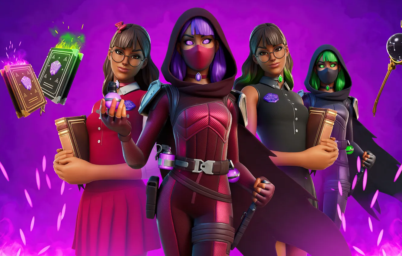 Photo wallpaper girl, the game, book, bottle, girl, game, gesture, characters