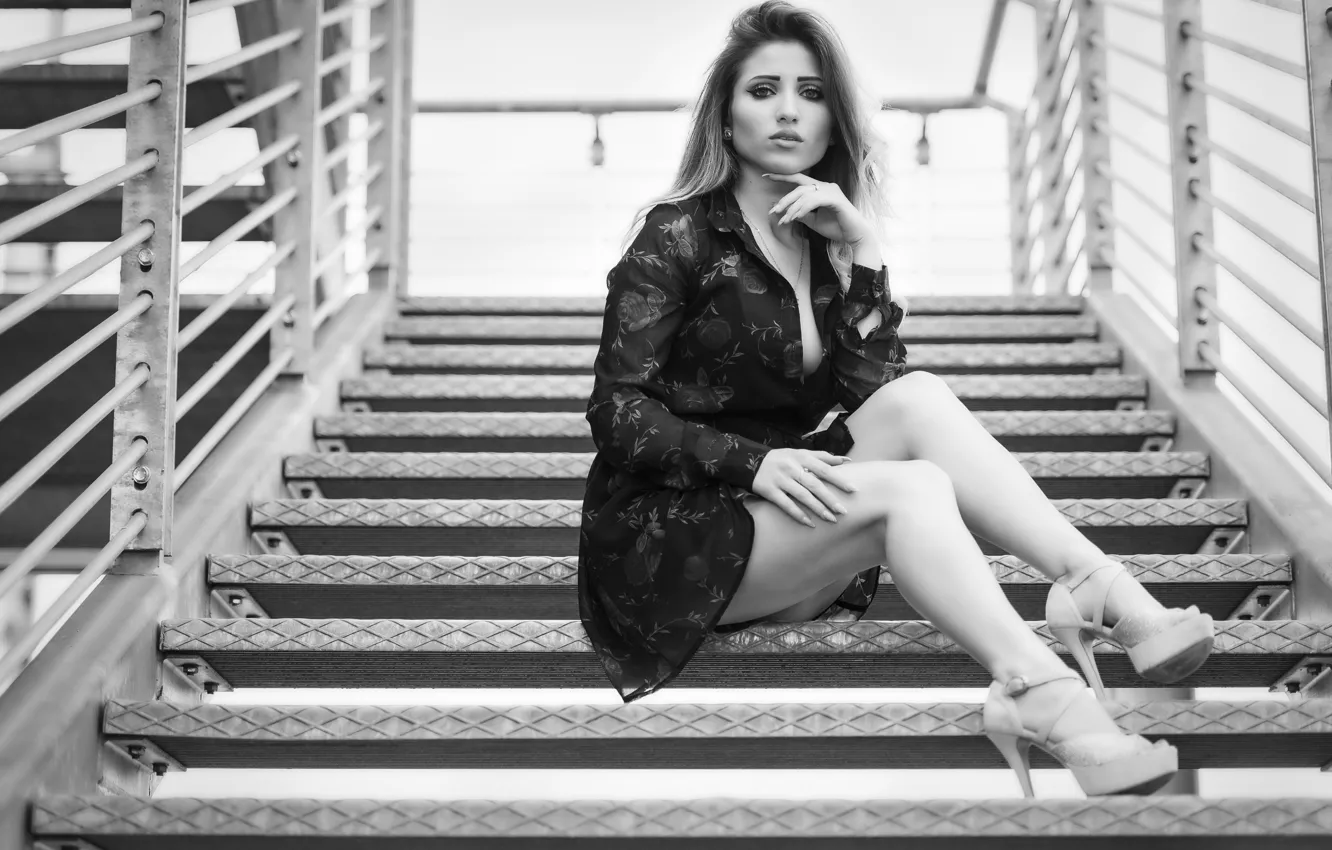 Photo wallpaper look, face, hair, steps, beauty, Taty