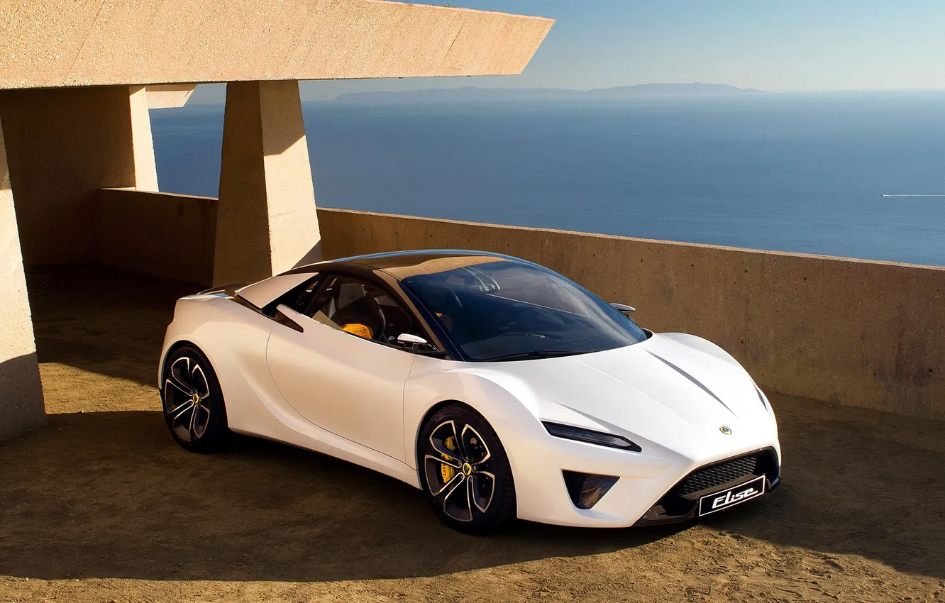 Photo wallpaper sea, Concept, white, shore, Villa, Lotus, the concept, Lotus