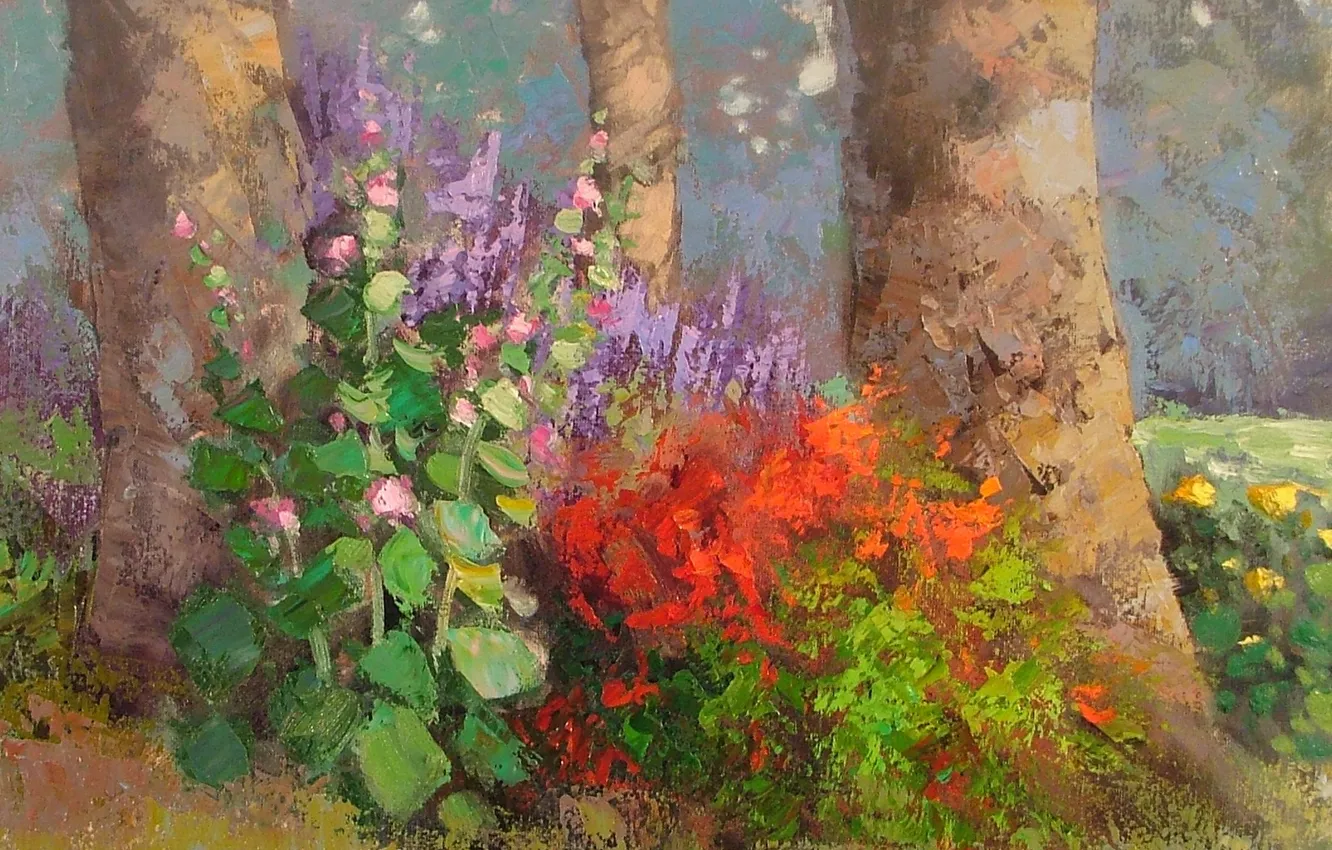 Photo wallpaper art, Sean Wallis, Pillars Adorned