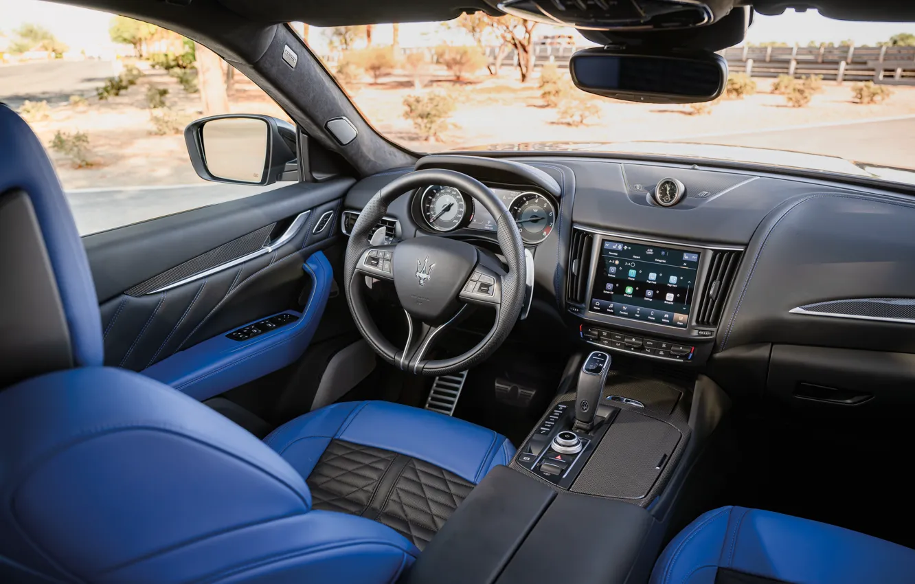 Photo wallpaper Maserati, Levante, Car Interior, Maserati Levante Modena S