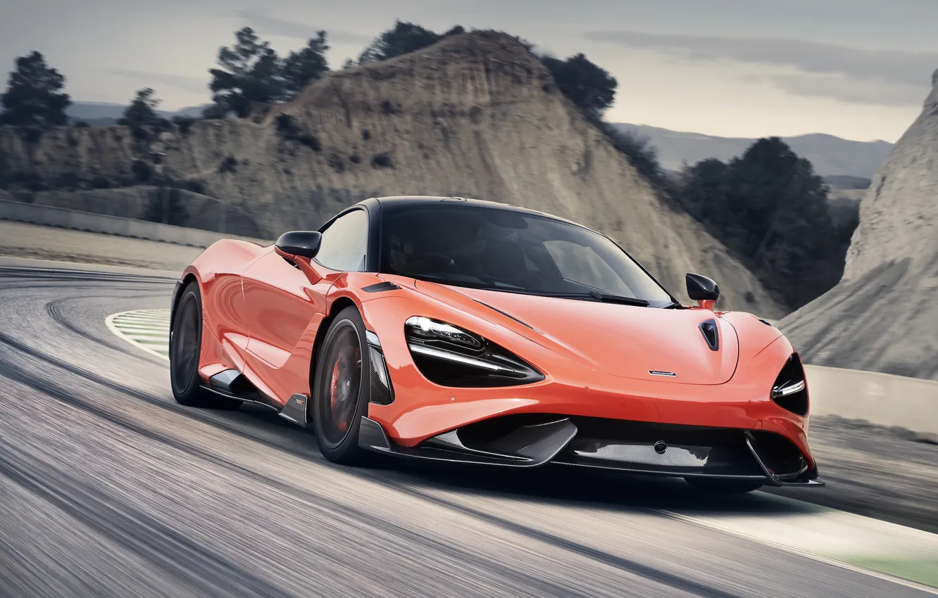 Photo wallpaper McLaren, speed, supercar, UK-spec, 2020, 765LT