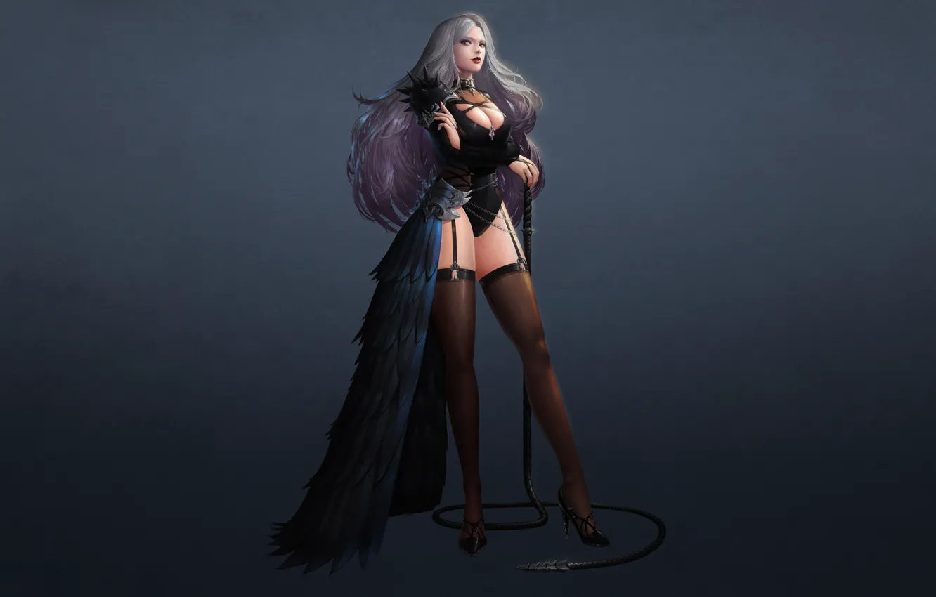 Photo wallpaper girl, sexy, figure, minimalism, stockings, figure, girl, sexy