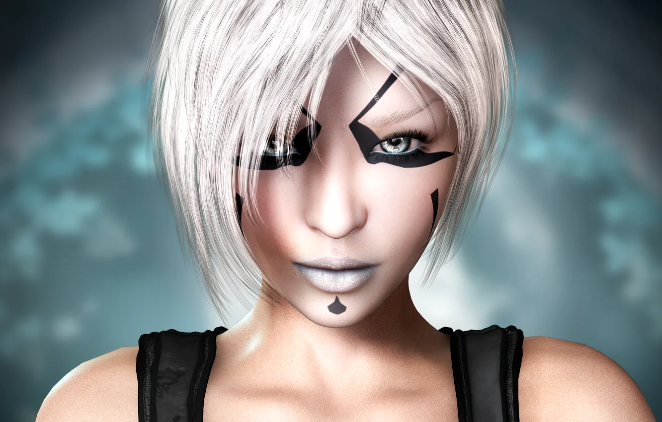 Photo wallpaper face, white hair, Star Wars: The Old Republic, Nadia Grell