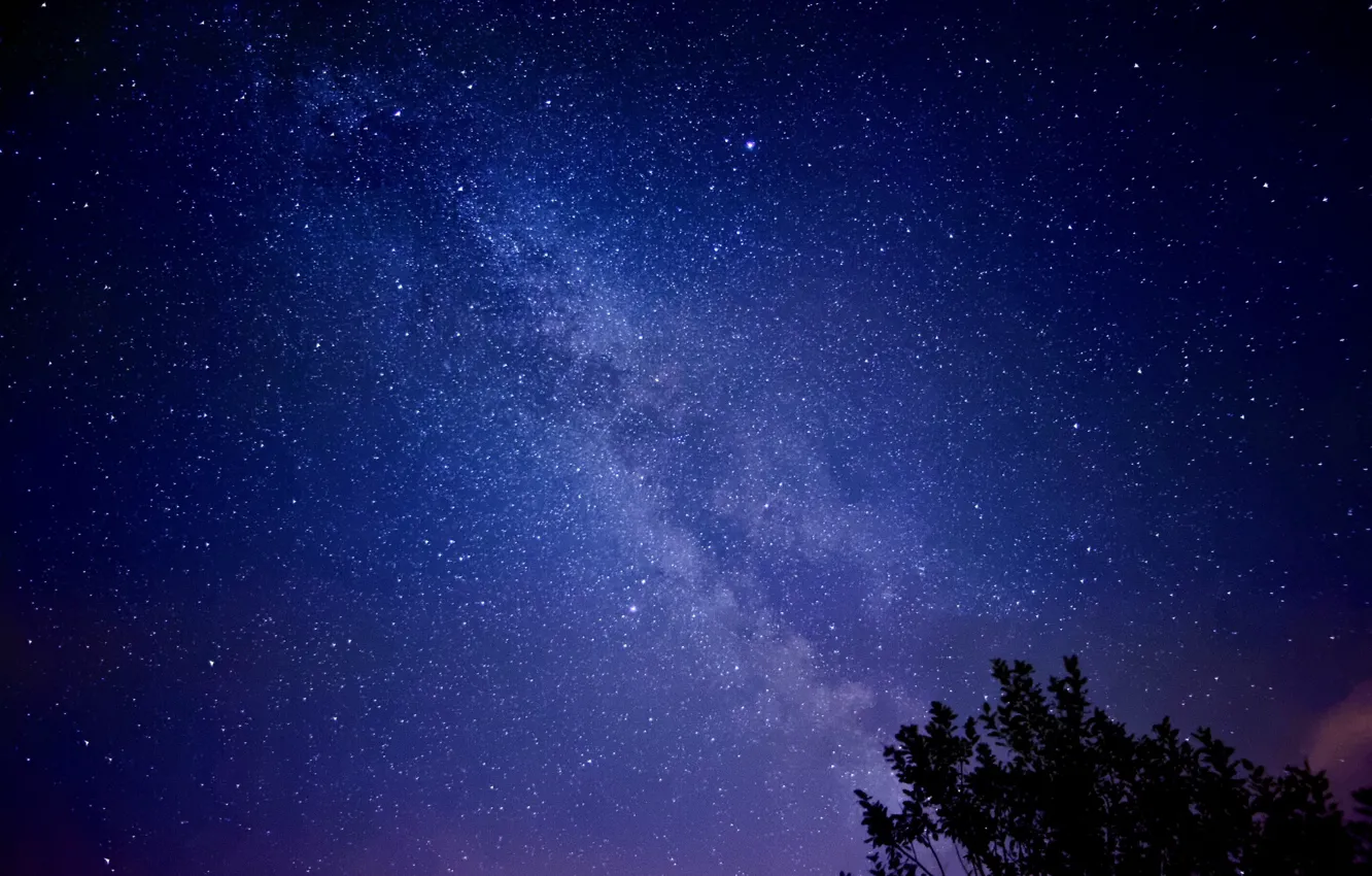 Photo wallpaper stars, night, the milky way