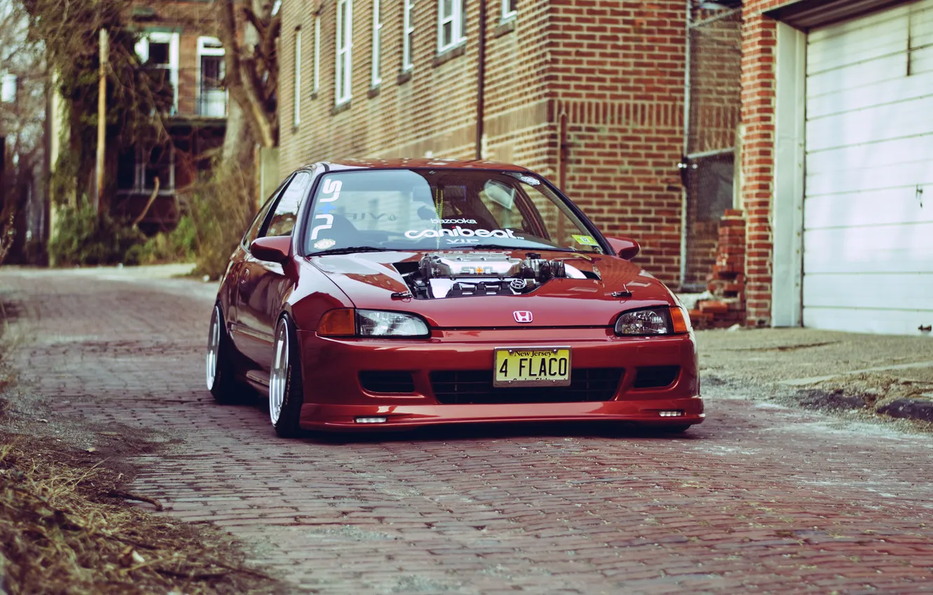 Photo wallpaper Honda, Honda, civic, Civic