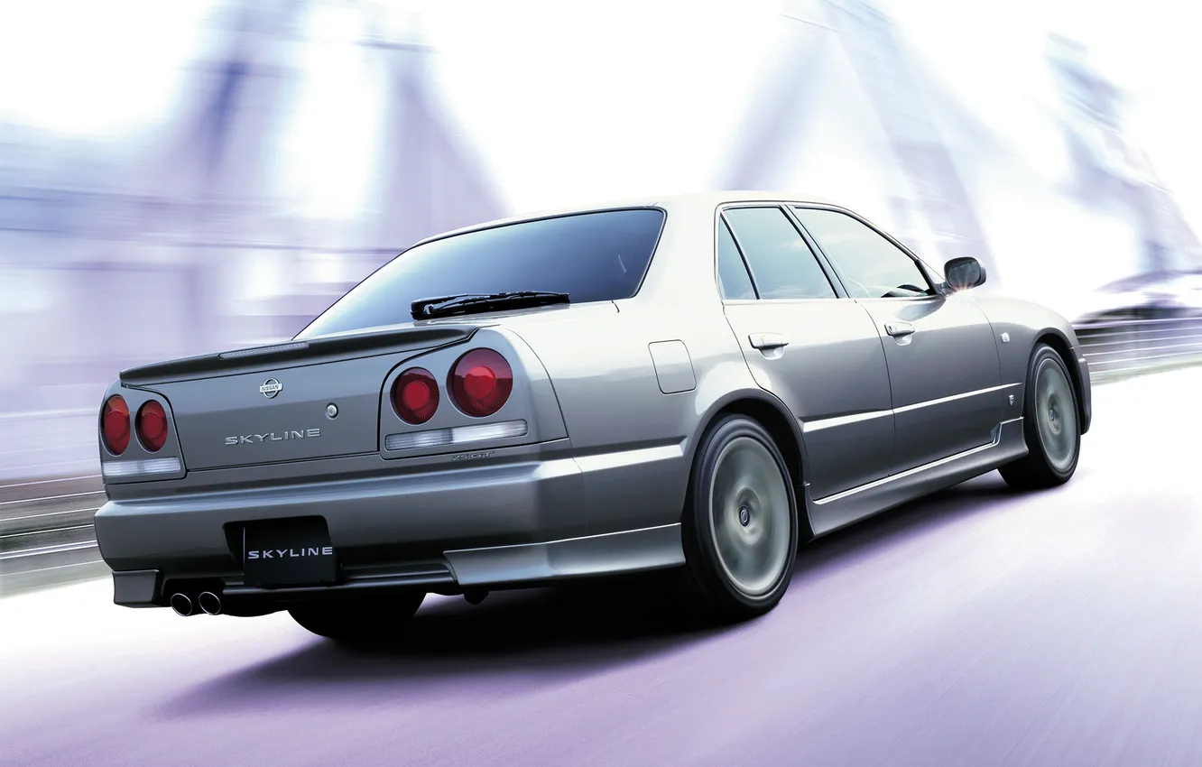 Photo wallpaper car, ass, Japan, cars, lights, the trunk, Japan, drift