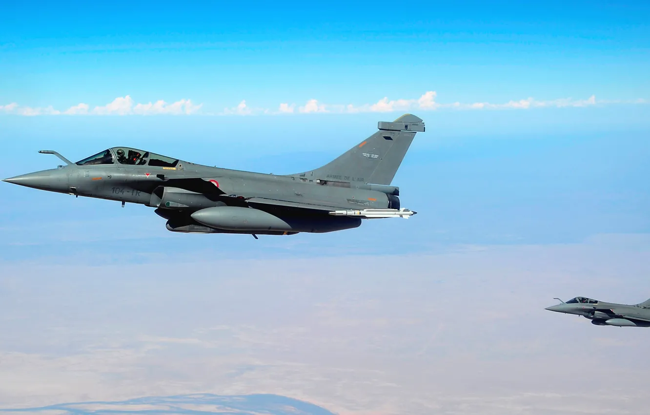 Photo wallpaper France, multi-role fighter, Dassault Rafale, the fourth generation, Rafal