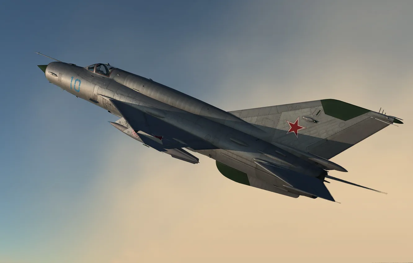Photo wallpaper Beauty, KB MiG, MiG-21bis, Frontline fighter