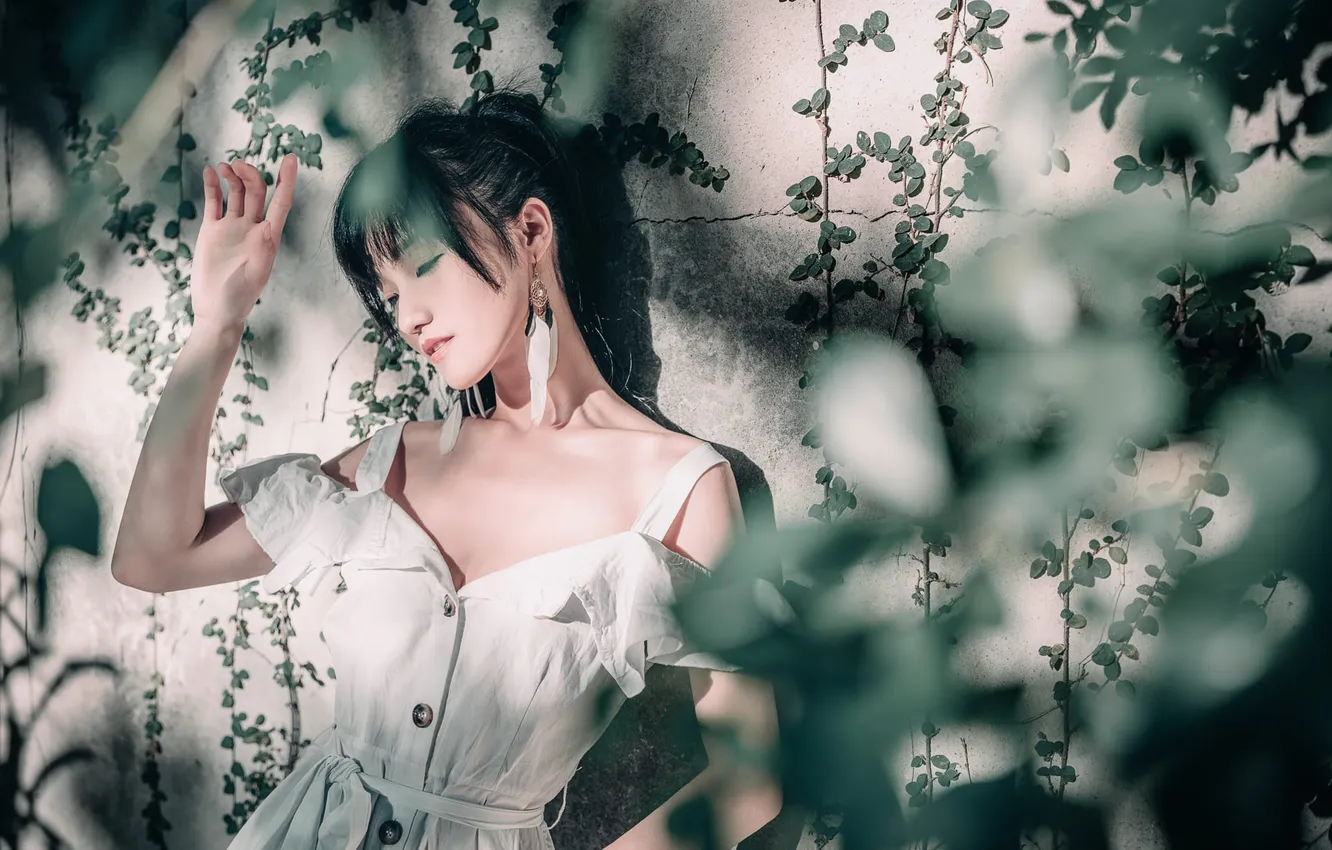 Photo wallpaper China, wallpaper, girl, sexy, woman, model, asian, cute