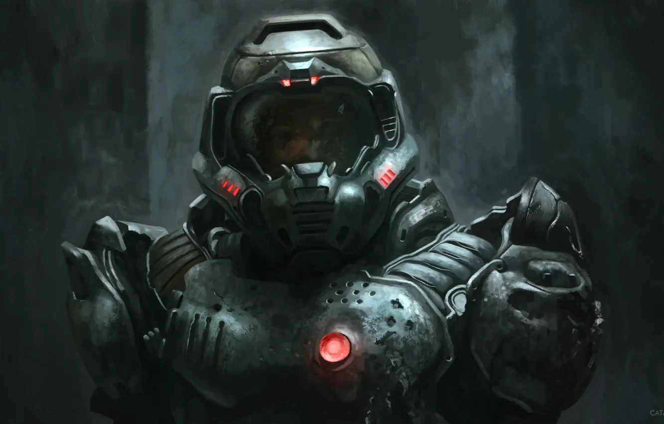 Photo wallpaper the game, game, Bethesda, Doom