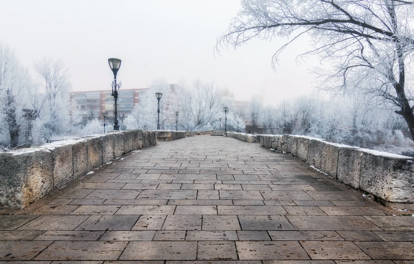 Photo wallpaper the city, Castile and León, Palencia