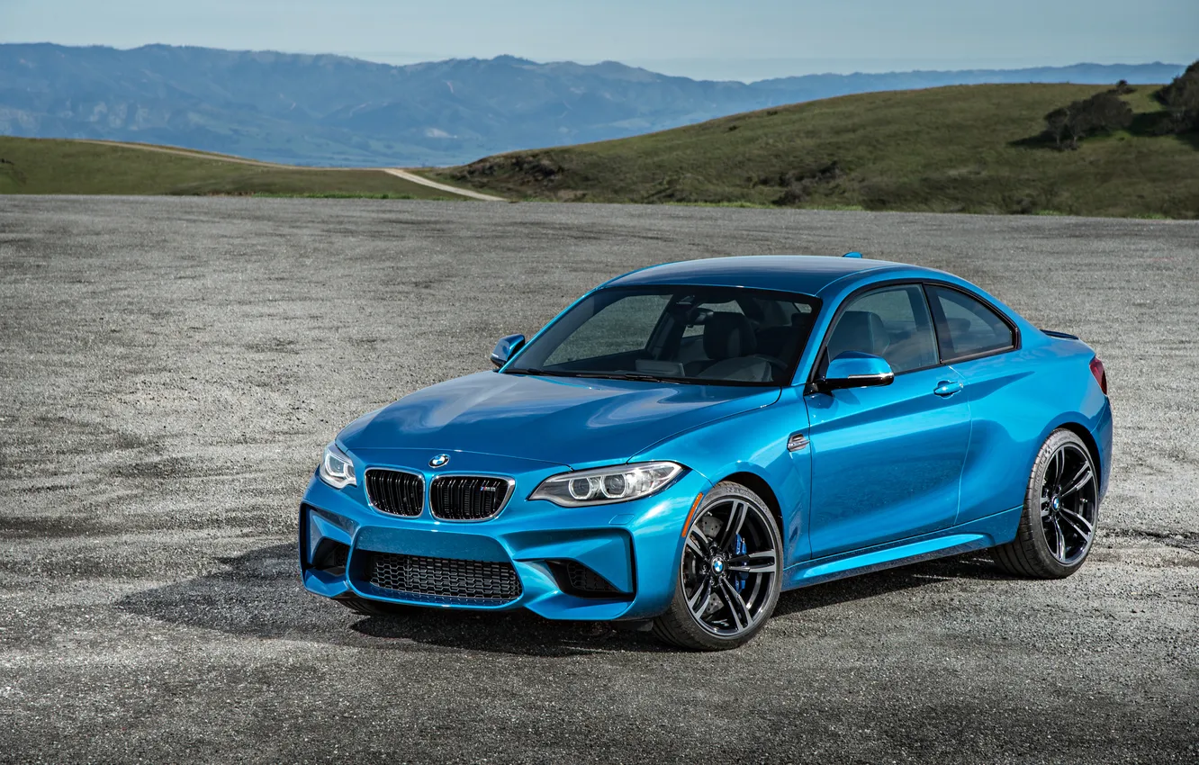 Photo wallpaper BMW, coupe, BMW, blue, Coupe, F87