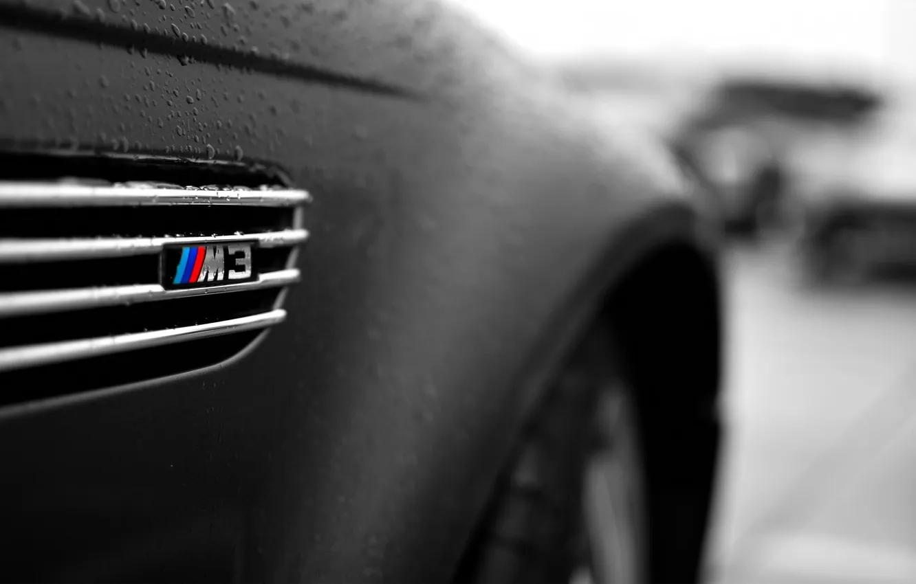 Photo wallpaper BMW, black